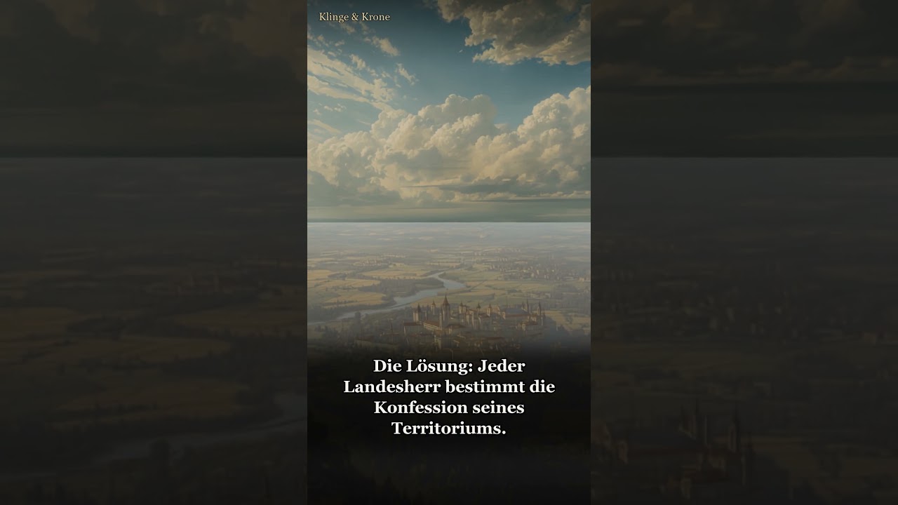 Videovorschau: Der Augsburger Religionsfriede 1555