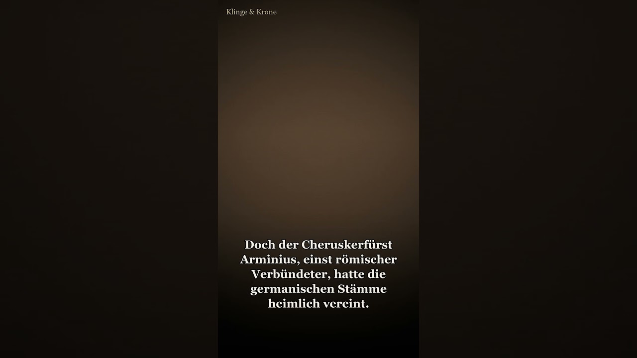 Videovorschau: Die Varusschlacht — als Germanien Rom besiegte